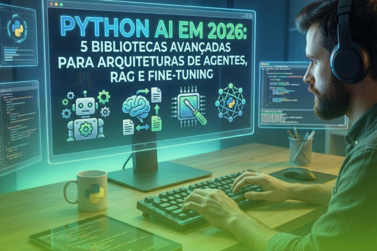 Python AI em 2026: 5 Bibliotecas Avançadas para Arquiteturas de Agentes, RAG e Fine-Tuning