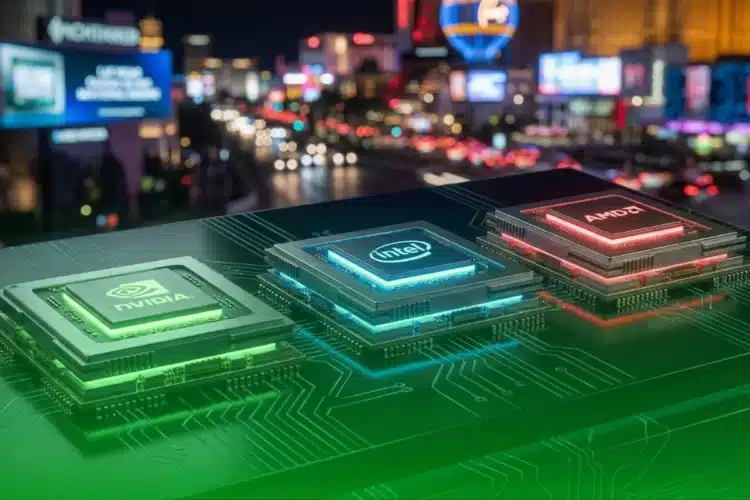 Guerra dos Chips 2026: Nvidia Consolida Trono com Vera Rubin e Intel Recua
